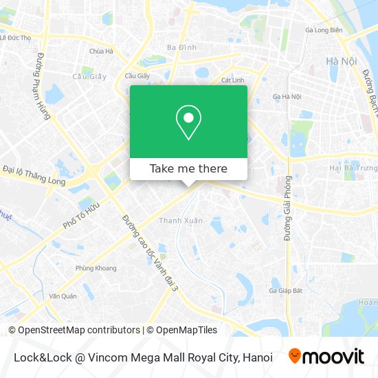 Lock&Lock @ Vincom Mega Mall Royal City map