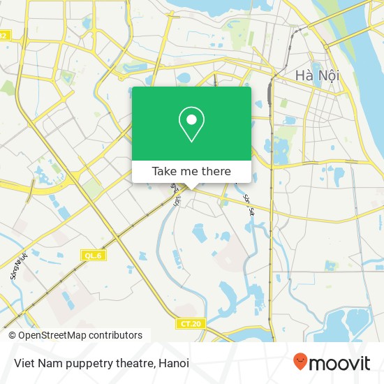 Viet Nam puppetry theatre map