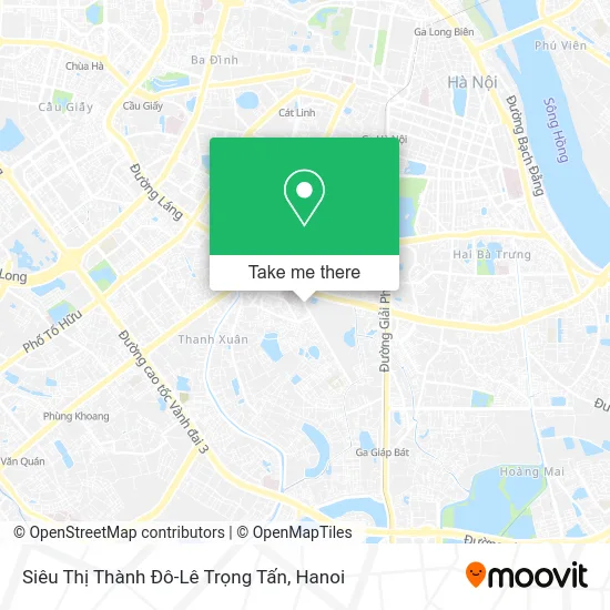 Siêu Thị Thành Đô-Lê Trọng Tấn map