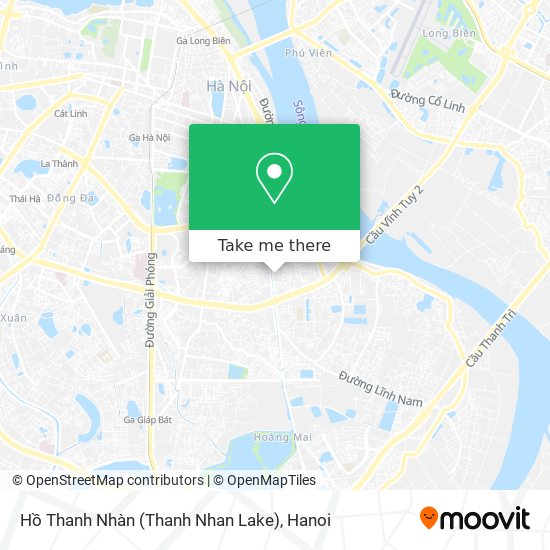 Hồ Thanh Nhàn (Thanh Nhan Lake) map