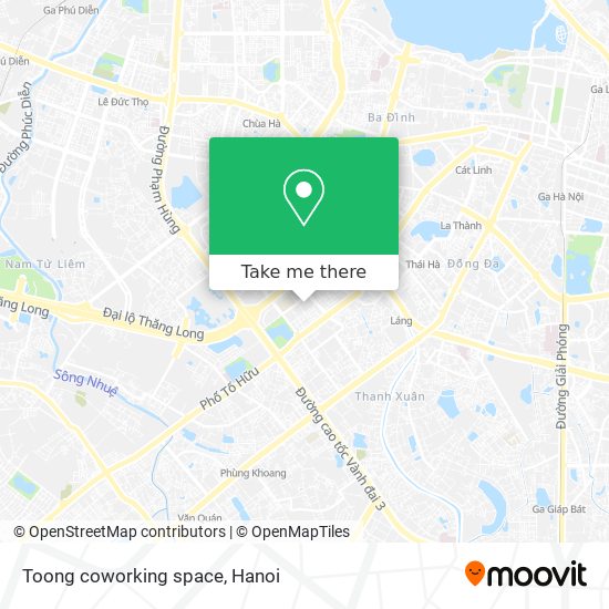 Toong coworking space map