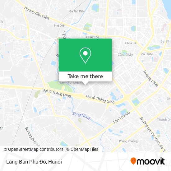 Làng Bún Phú Đô map
