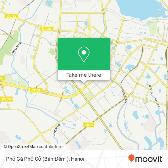 Phở Gà Phố Cổ (Bán Đêm ) map