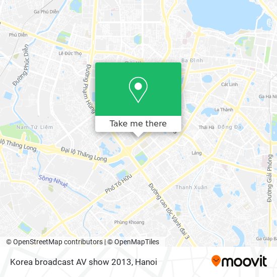 Korea broadcast AV show 2013 map