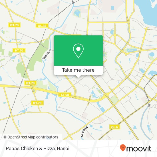 Papa's Chicken & Pizza map