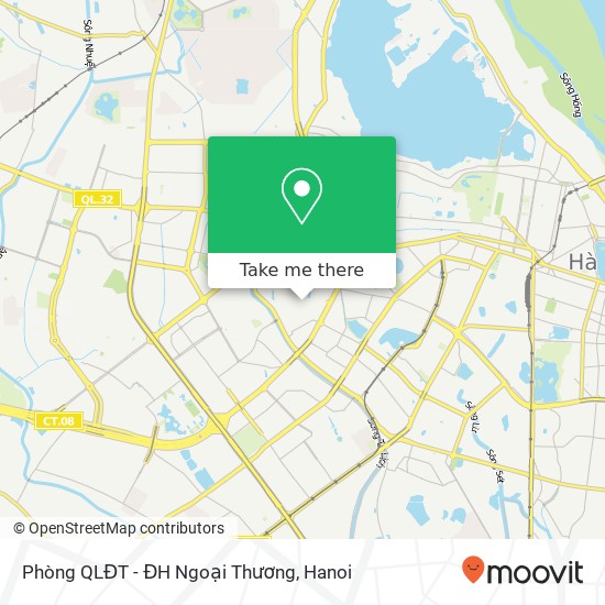 Phòng QLĐT - ĐH Ngoại Thương map