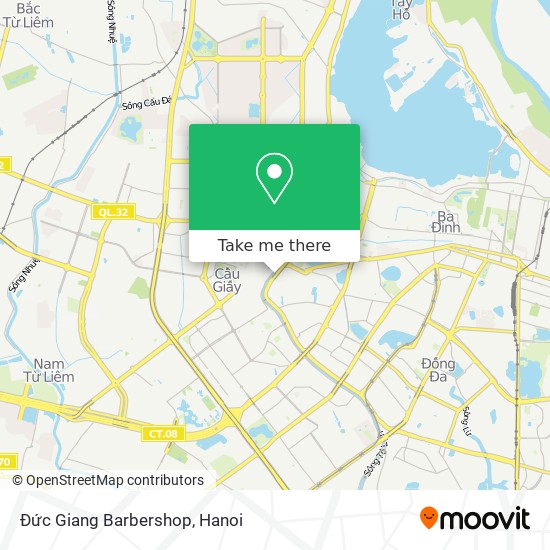 Đức Giang Barbershop map