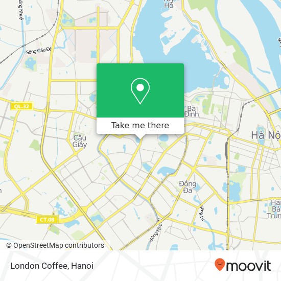 London Coffee map