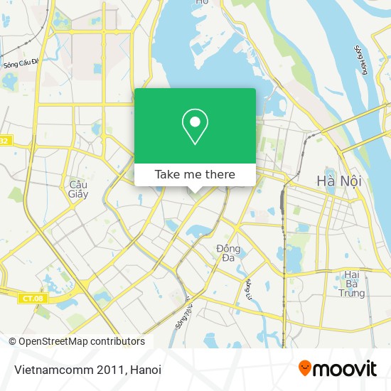 Vietnamcomm 2011 map
