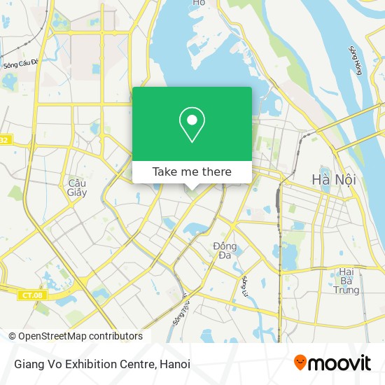 Giang Vo Exhibition Centre map