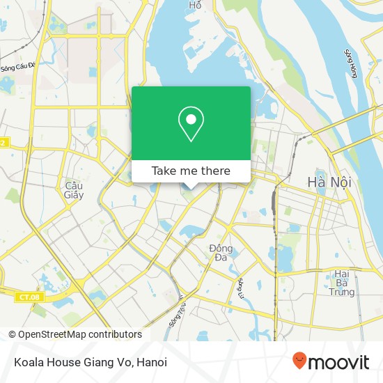 Koala House Giang Vo map