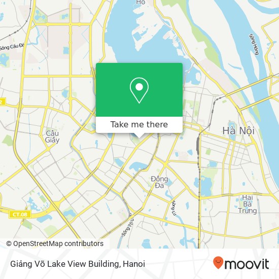 Giảng Võ Lake View Building map