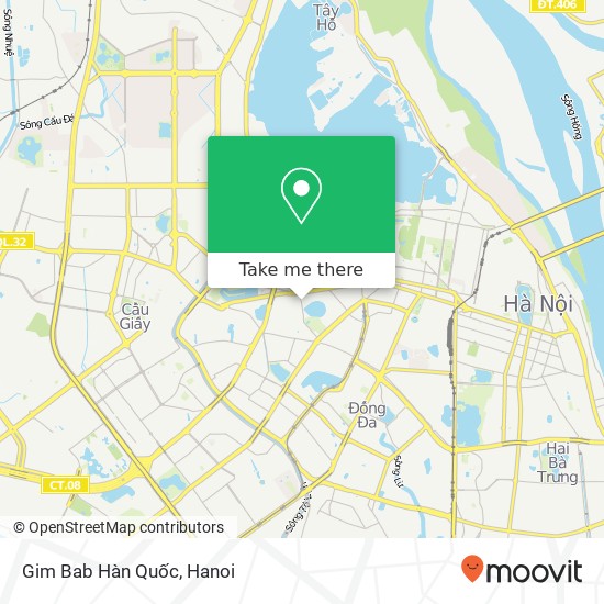 Gim Bab Hàn Quốc map