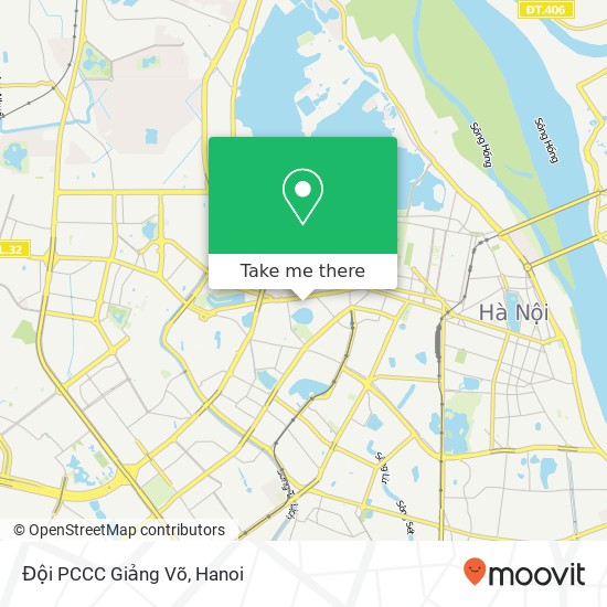 Đội PCCC Giảng Võ map