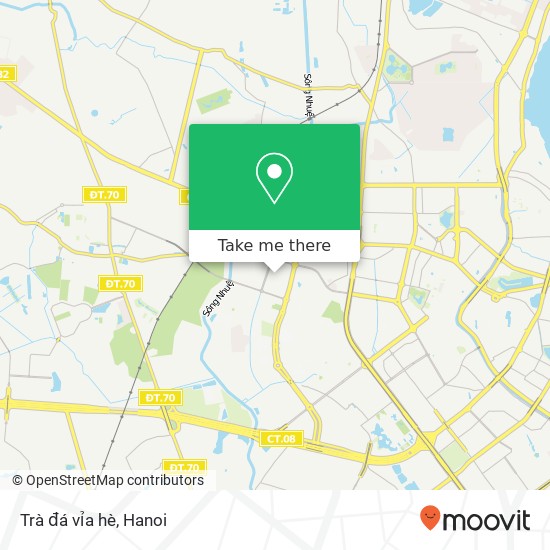 Trà đá vỉa hè map