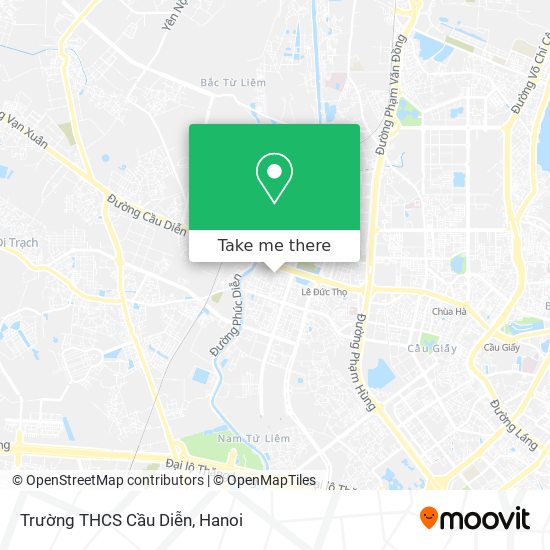 Trường THCS Cầu Diễn map