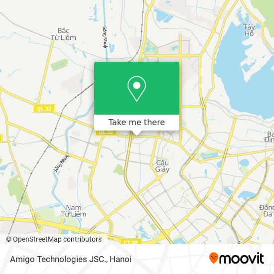 Amigo Technologies JSC. map