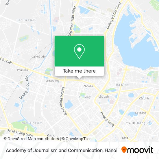 Academy of Journalism and Communication map