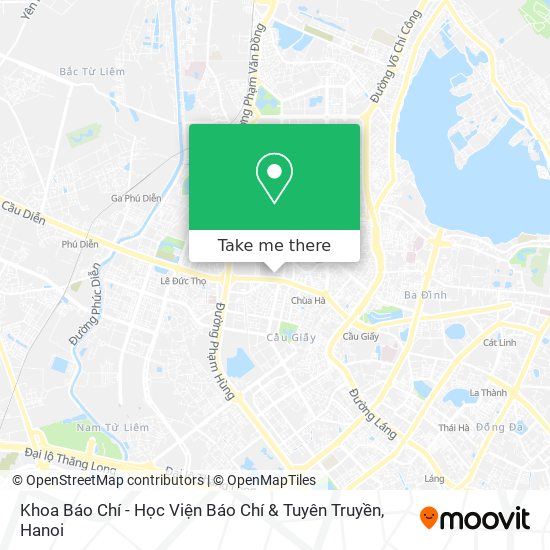 Khoa Báo Chí - Học Viện Báo Chí & Tuyên Truyền map