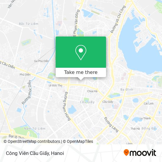 Công Viên Cầu Giấy map