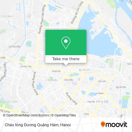 Cháo lòng Dương Quảng Hàm map