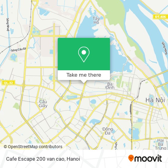 Cafe Escape 200 van cao map