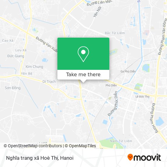 Nghĩa trang xã Hoè Thị map