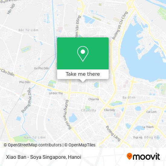 Xiao Ban - Soya Singapore map