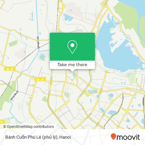 Bánh Cuốn Phú Lê (phủ lý) map