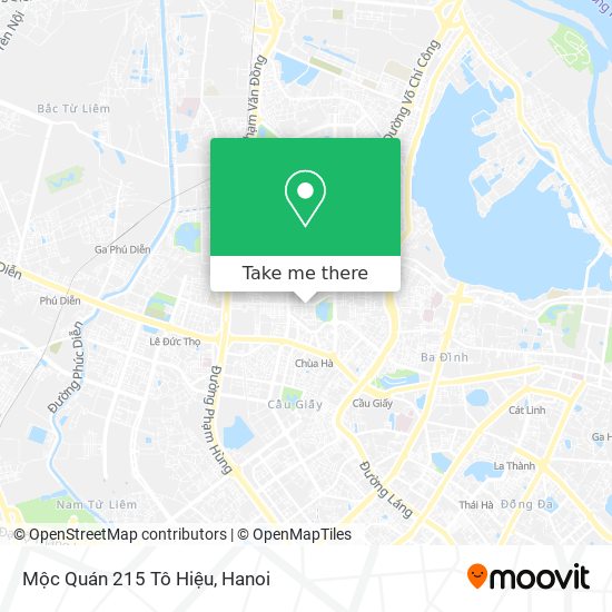 Mộc Quán 215 Tô Hiệu map