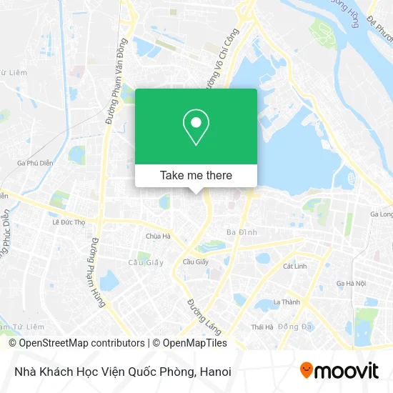 Nhà Khách Học Viện Quốc Phòng map