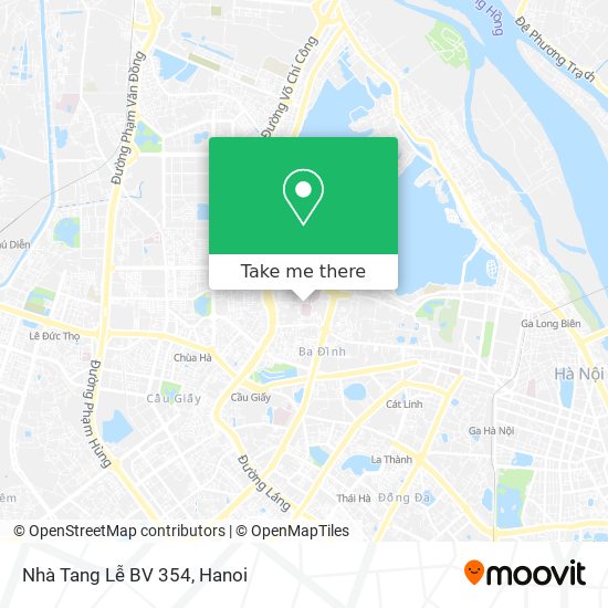 Nhà Tang Lễ BV 354 map