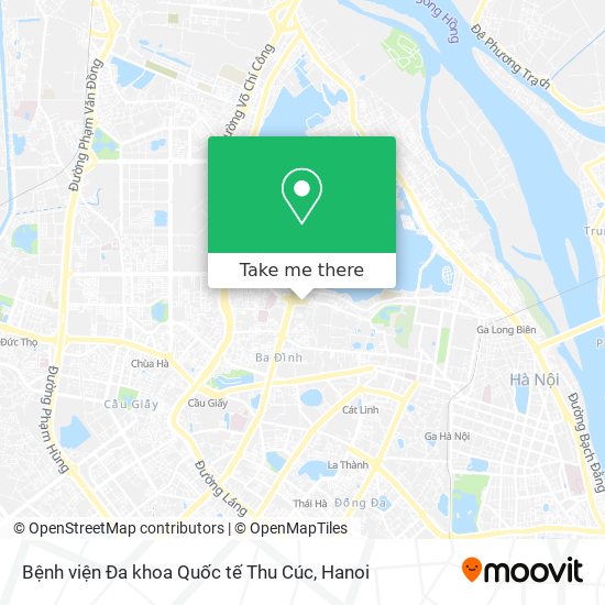 Bệnh viện Đa khoa Quốc tế Thu Cúc map
