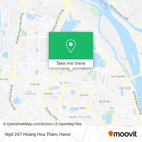 Ngõ 267 Hoàng Hoa Thám map