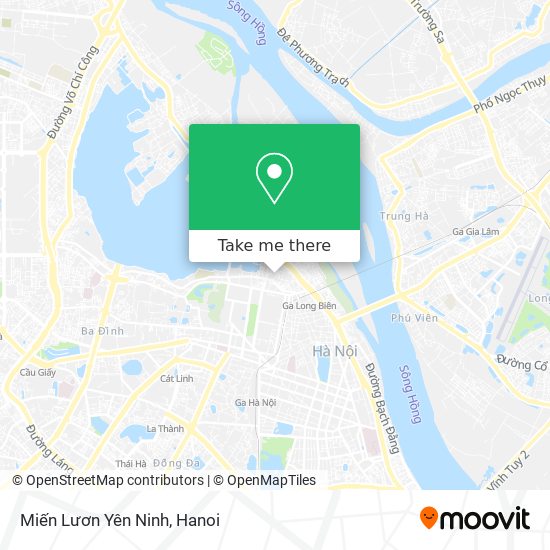 Miến Lươn Yên Ninh map