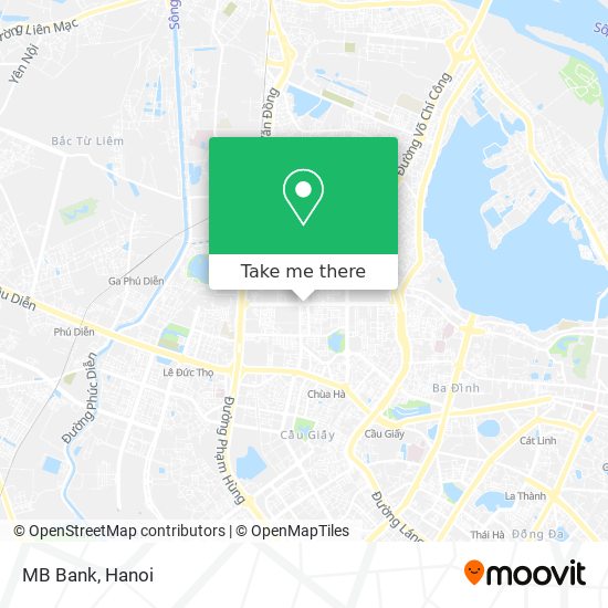 MB Bank map