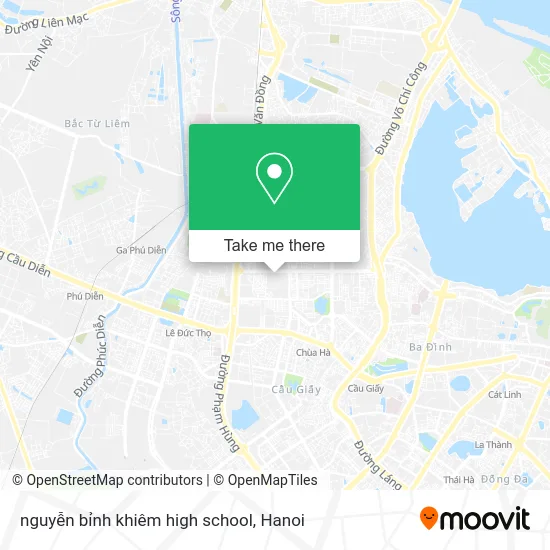 nguyễn bỉnh khiêm high school map