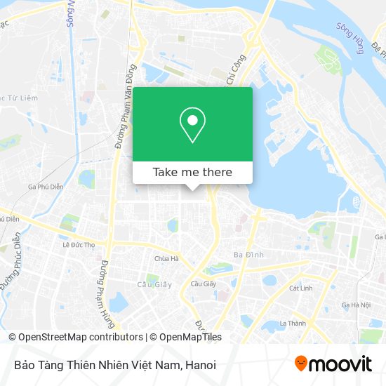 Bảo Tàng Thiên Nhiên Việt Nam map