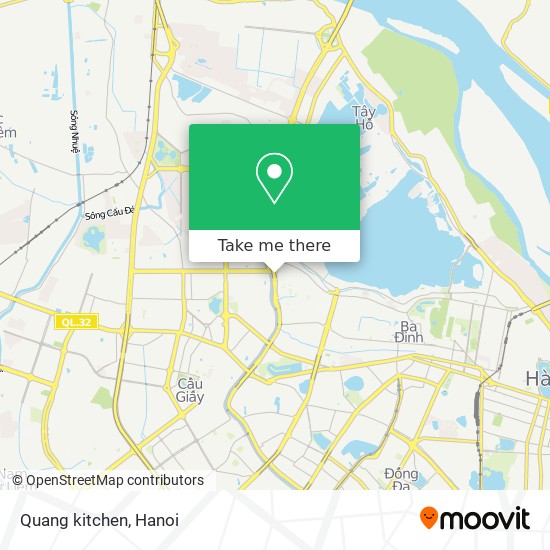 Quang kitchen map