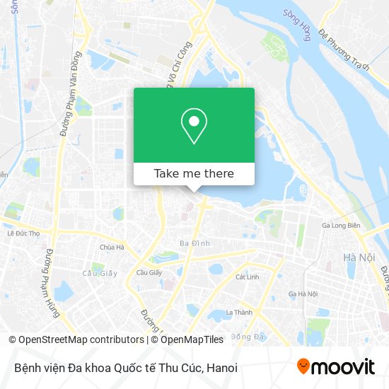 Bệnh viện Đa khoa Quốc tế Thu Cúc map