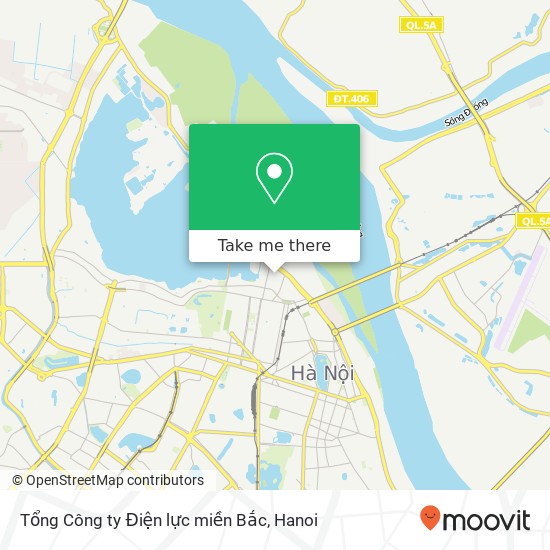 Tổng Công ty Điện lực miền Bắc map