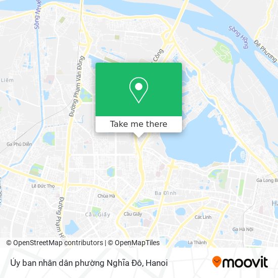 Ủy ban nhân dân phường Nghĩa Đô map