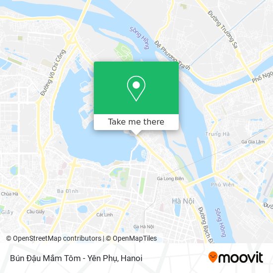 Bún Đậu Mắm Tôm - Yên Phụ map