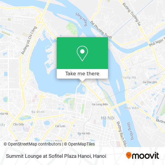 Summit Lounge at Sofitel Plaza Hanoi map