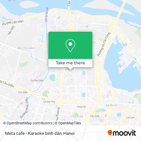 Meta cafe - Karaoke bình dân map