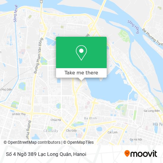 Số 4 Ngõ 389 Lạc Long Quân map