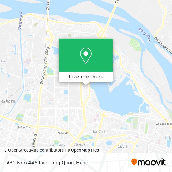 #31 Ngõ 445 Lạc Long Quân map