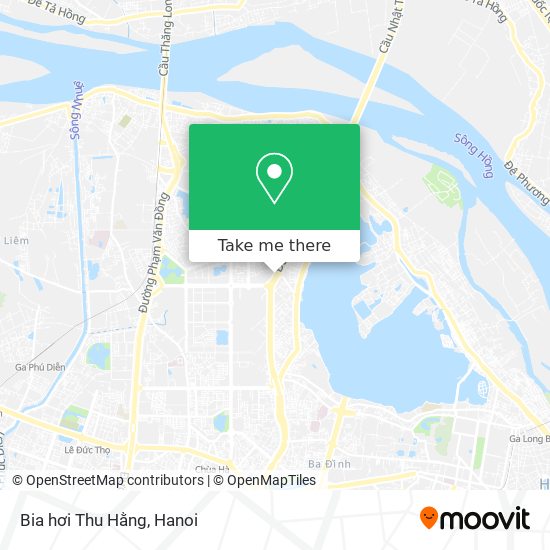Bia hơi Thu Hằng map