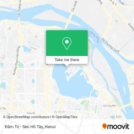 Đầm Trị - Sen Hồ Tây map