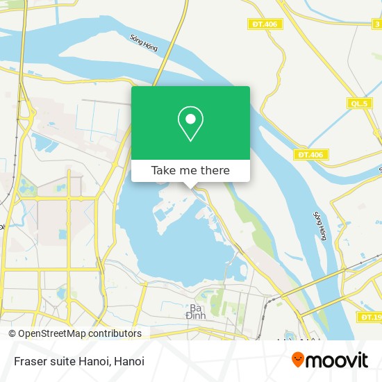 Fraser suite Hanoi map